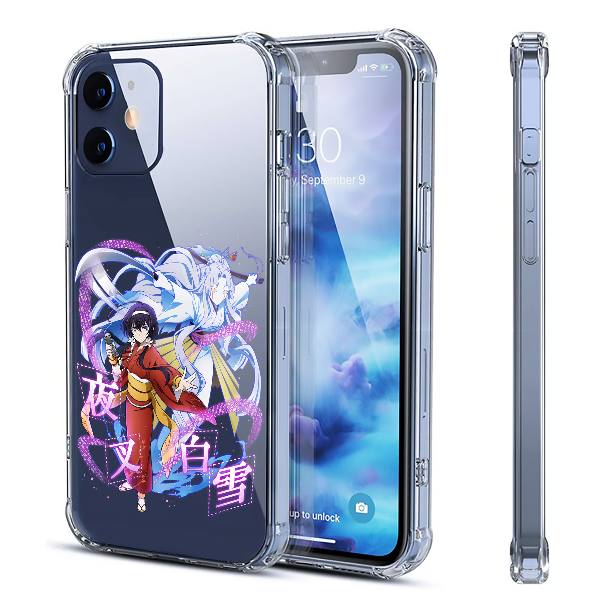 （画像用） 文豪ストレイドッグス Bungo Stray Dogs 【iPhone 12シリーズ対応】透明スマホケース（クリアソフトケース）